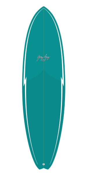 2019 SURFTECH GERRY LOPEZ ;Little Darlin ;6'4x20.25”x2.625” 36.8L ;