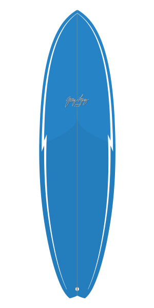 2019 SURFTECH GERRY LOPEZ ;Little Darlin ;7'11"x21.5"x2.875" 53.5L ;