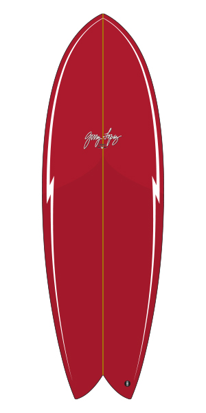 2019 SURFTECH GERRY LOPEZ ;Something Fishy ;6'0”x21.75”x2.5” 39.4L  ;