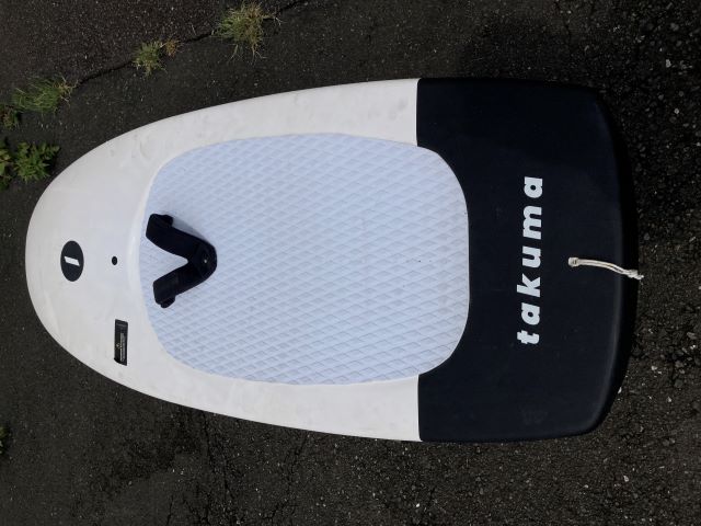  TAKUMAFOIL (USED) Epoxy Bamboo Sandwich WING and SUP 6'0" x 281/2" x 6 1/16" 120L WHITE / BLACK